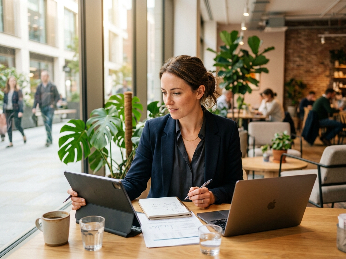 Jobseeker comparing available roles