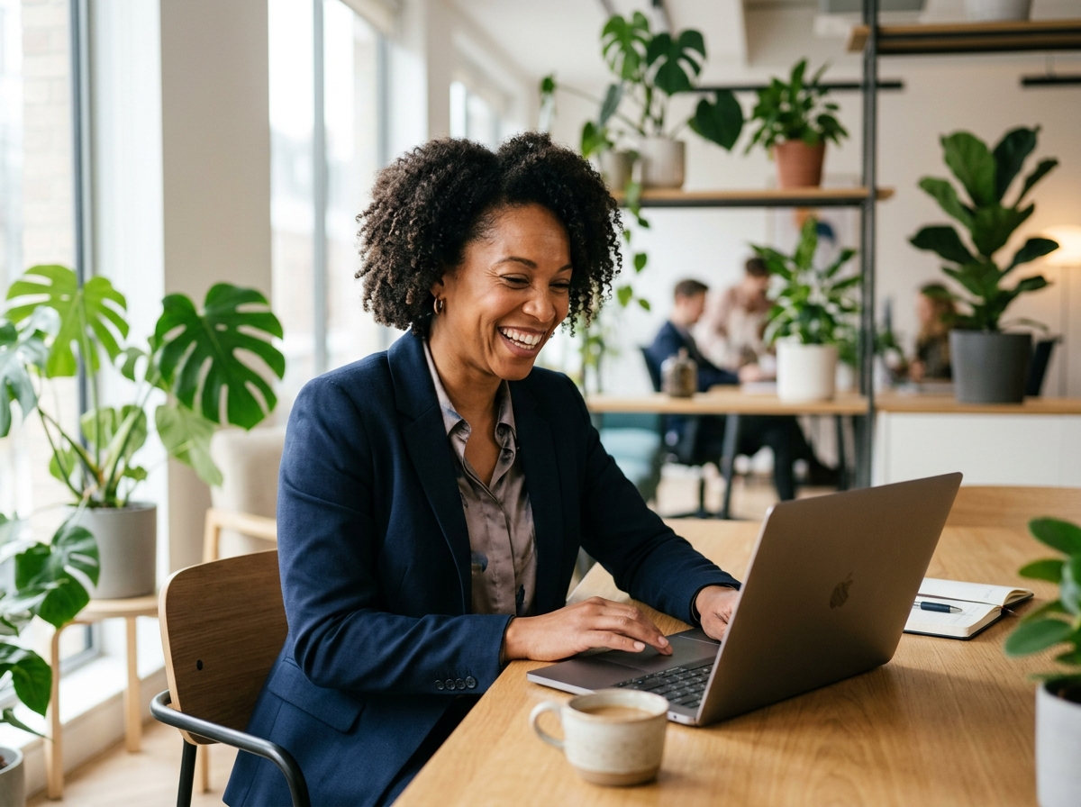 Jobseeker searching for opportunities on a laptop